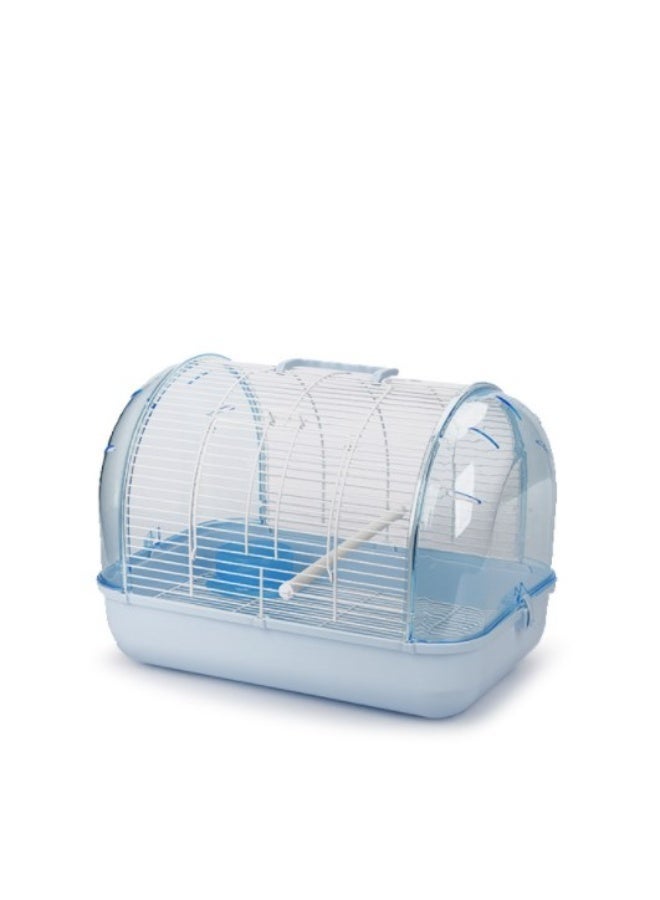 قفص نقل محمول (للطيور - الهامستر - الأرانب الصغيرة) مزود بمقبض، قفص نقل حيوانات أليفة جيد التهوية، أبعاده 32×21×22 - Image 5